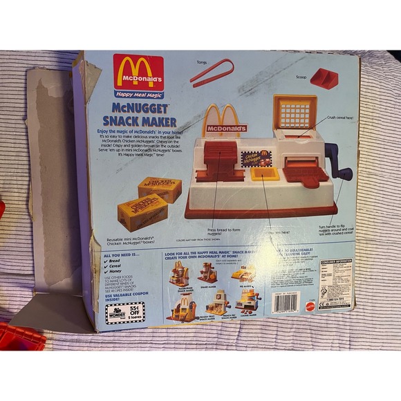McDonalds McNugget Snack Maker 1993 Happy Meal Magic Toy Kitchen Pretend Play - Picture 8 of 10